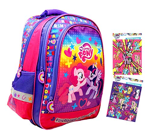 My Little Pony: Super mochila   escolar   38 x 27 18 cm   adecuada para A4   Motivo