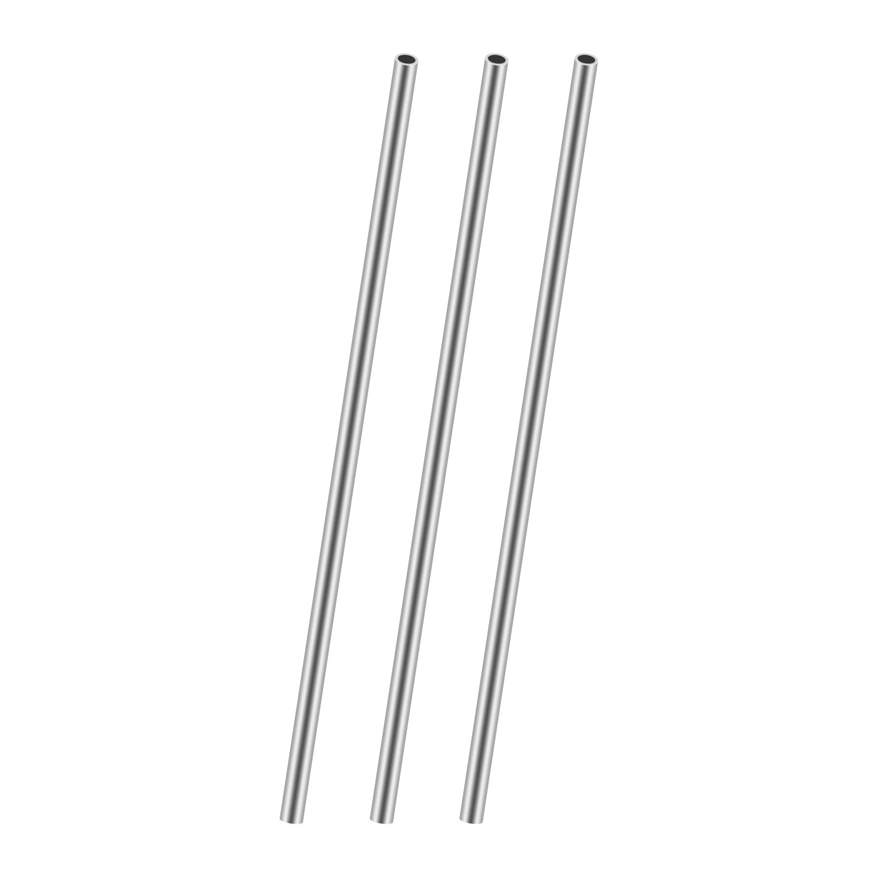 QUARKZMAN 3pcs Tube Capillaire Acier Inoxydable 304 - OD 3mm X 0.7mm Épaisseur, Longueur 250mm