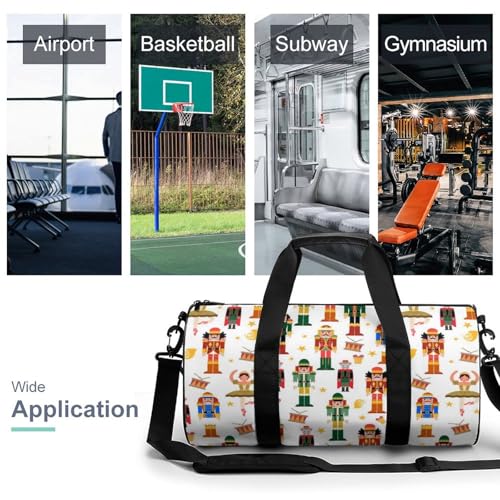 Funny Gym Bag Waterproof Sports Duffel Bag Lightweight Travel Handbag Overnight Weekender Bag3
