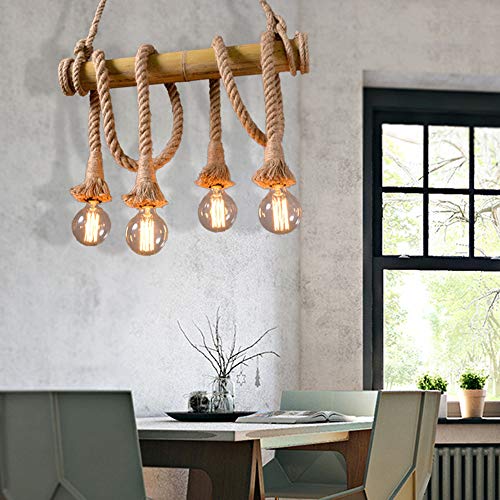 Lampe suspendue industrielle pour salle à manger chaleureuse
