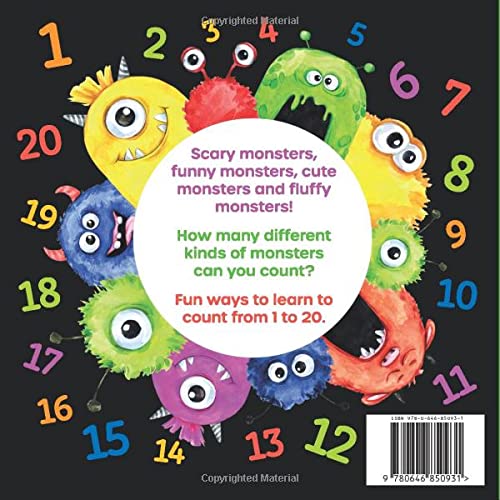 Monster Counting Book 1 to 20 (Counting Books) - Image 2
