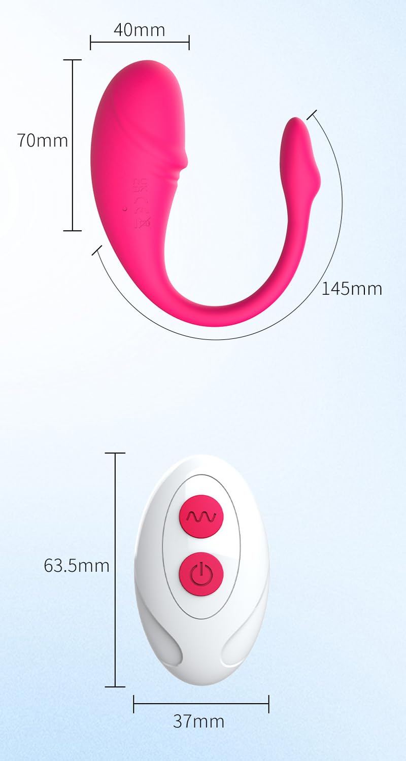 Ovetto Vibrante Massaggiatore Wireless con Vibratore Esercitatore Palline in Silicone, Kegēl Bàll Palline Esercizi per Rafforzare e Rafforzare i Muscoli del Pavimento Pelvico