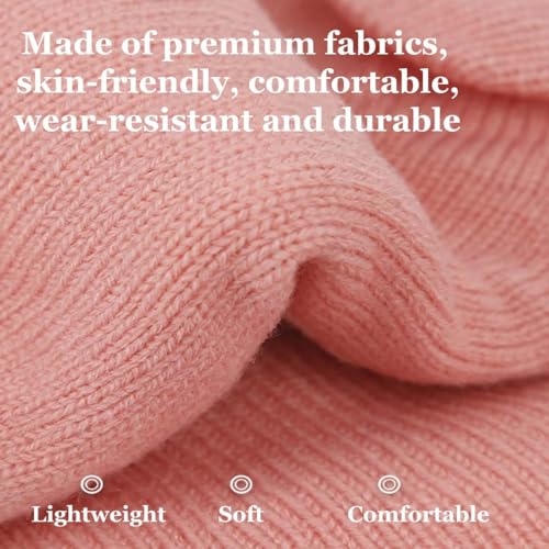 Ultra-Thick Cashmere Slipper Home Socks, on-Slip Fluffy Warm Winter Socksn with Silicone Grips3
