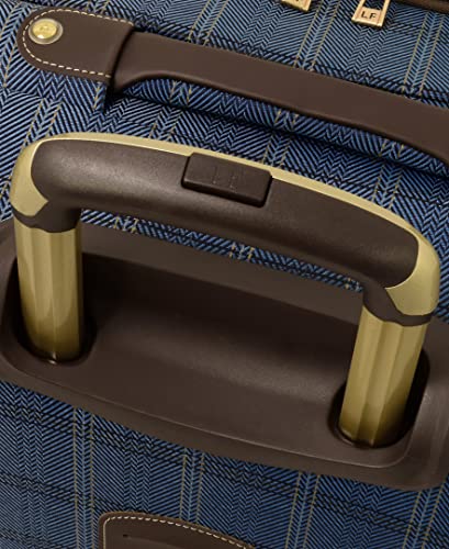 London Fog Brentwood Ii Expandable Spinner, Blue, Carry-On 20-Inch #TOP5