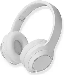 Fone de Ouvido Bluetooth 5.3 On-ear. Cancelamento de Ruído e Regulavel para Corridas e Academia, Headphone Sem Fio com Microfone Integrado Confortavel e Dobravel Compativel com Android e IOS. (Azul)