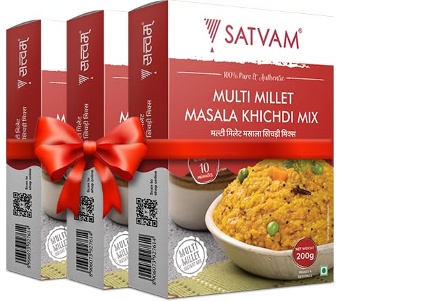 See full amazon price history chart for Satvam Multi Millet Khichdi Instant Mix (Pack of 3)|(3 * 200g) Satvam Multi Millet Khichdi Instant Mix (Pack of 3)|(3 * 200g) (B0CX1P3B2D) Amazon Price History, Amazon Price Tracker