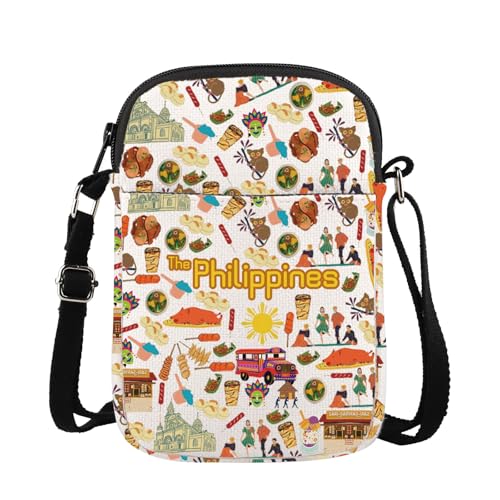 WSNANG The Philippines Travel Tote Bag Philippines Culture Shoulder Bag Filipino Vacation Gift Filipino Pride Tote Bag