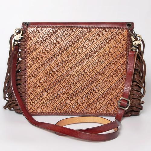 American Darling Envelope Hand Tooled Genuine Leather Women Bag Western Handbag Purse | for Cute4