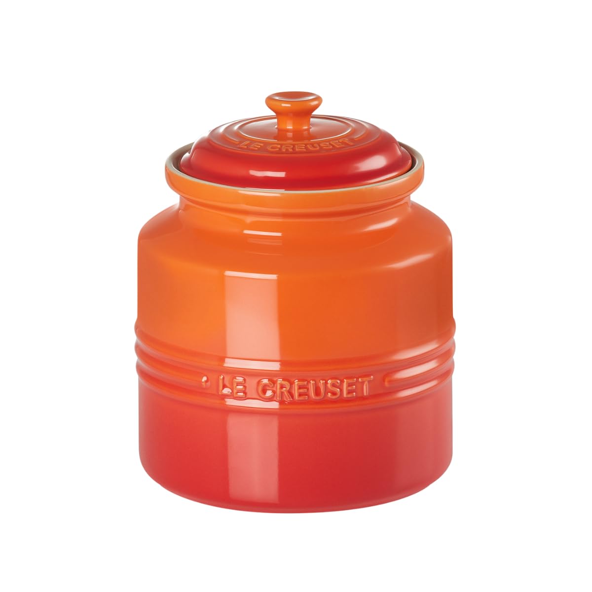 Le Creuset Volcanic Enamelled Stoneware Biscuit Jar, 2.4 Litres, 70702130000000