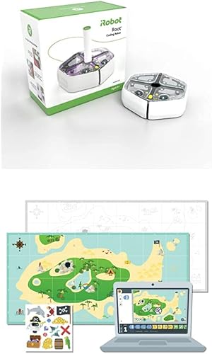 iRobot Robots de codificación Root rt0 juguete STEM programable para niños de 6 años y robot de codificación Root rt0 con paquete de aventura