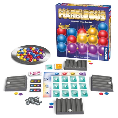 Marbleous - Colorful Marble Strategy Game | 30 Minute Playtime | Family Game Night | Thames & Kosmos | 1-4 Players | Ages 8 & UP