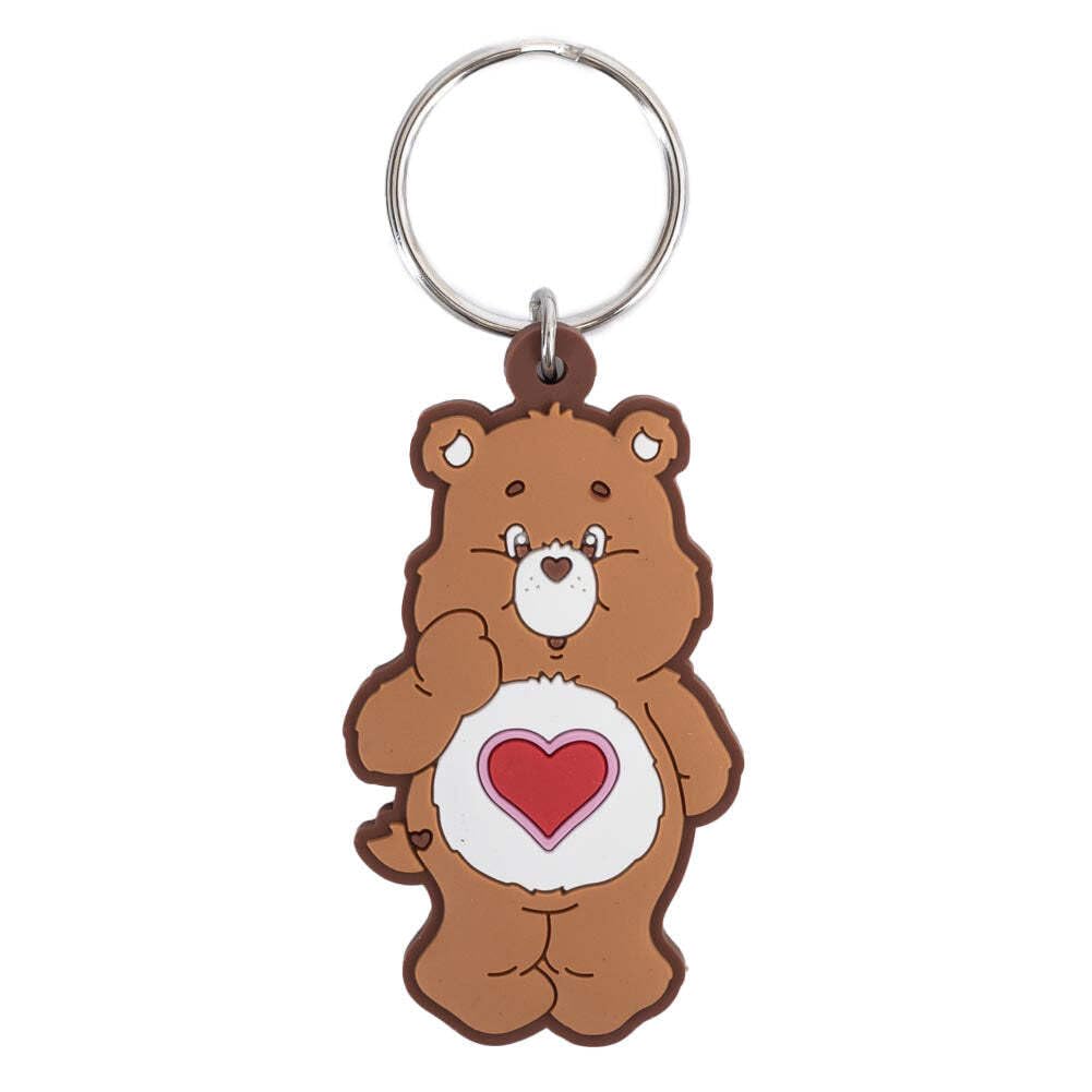 Pyramid International Care Bears Tenderheart Bear Keyring Rubber Keychain Fob