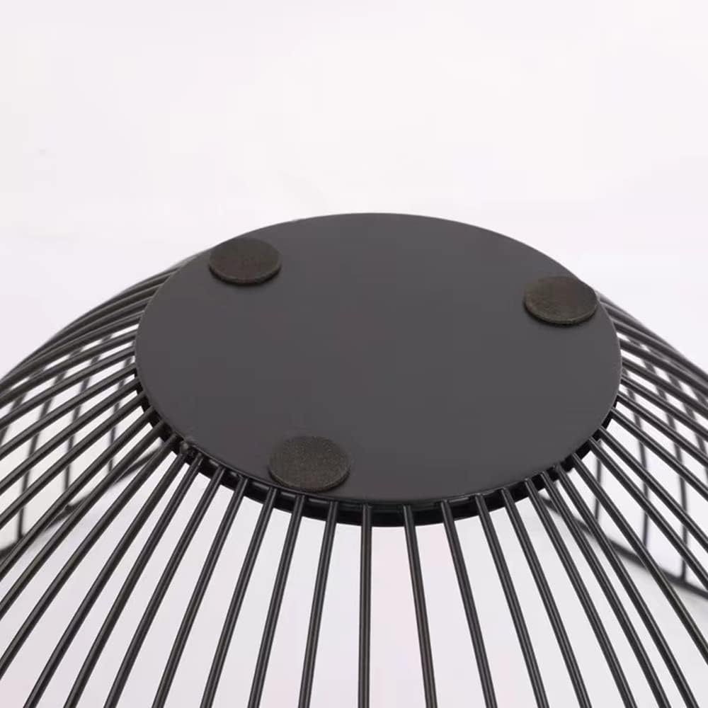 Fruit Basket for Kitchen Counter, 10 Inches Mordern Black Metal Wire Produce Bowl for Fruit Vegetable (Curve) image 4