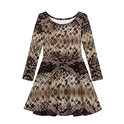 Cumagical Girls Dresses Party Wedding Holiday Long Sleeve Kids Designer Clothes Outfits