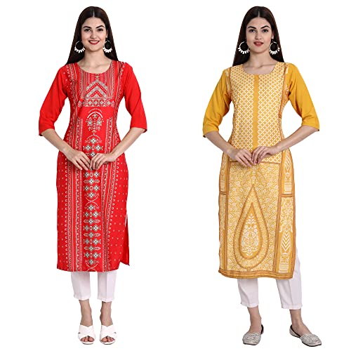 Image of Women's Crepe Straight Kurta