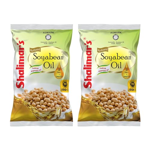 Image of SHALIMARS Soyabean Oil 1Ltr Pack Of 2