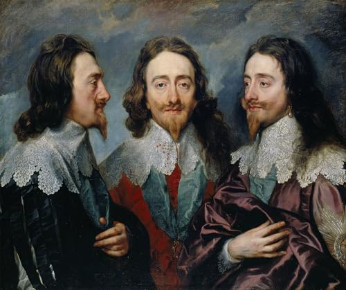 Toile Charles Ier Van Dyck pour habiller un mur vide avec une décoration murale élégante