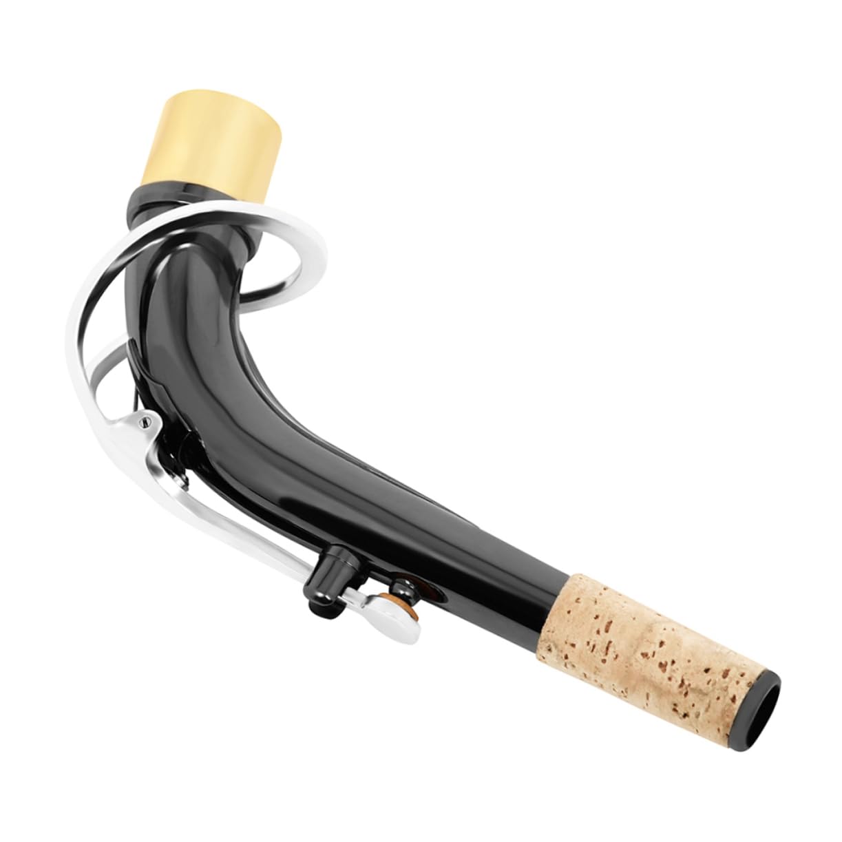 ifundom 4pezzi Sassofono Curvo Ottone Accessorio Di Riparazione Per Collo Neck Sughero Strumenti Musicali Per Appassionati Di Musica