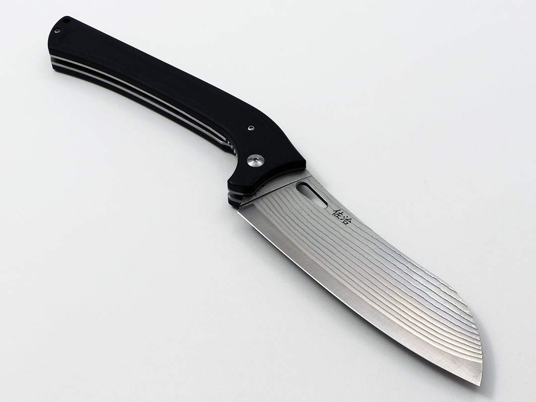Amazon.co.jp: 佐治武士作 R2粉末ハイス ダマスカス フォールディング