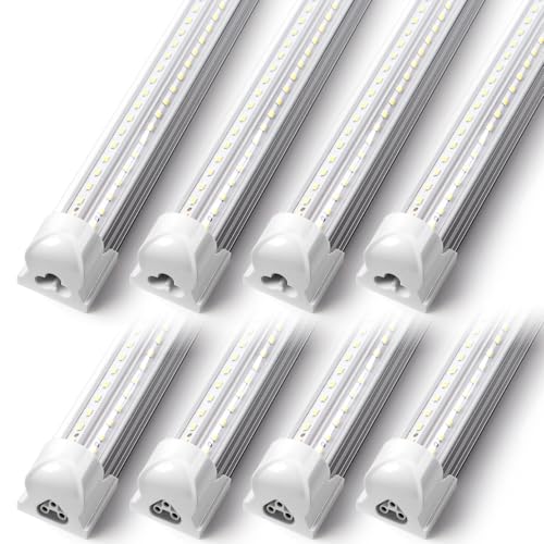 Kihung (8 Pack) LED Shop Light 4ft, 40W 5200LM...