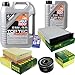 Produktbild QR-PARTS 69330459 Filter Set Inspektionspaket 6 Liter Motoröl Top Tec 4200 5W-30 MANN-FILTER Innenraumfilter Luftfilter Ölfilter