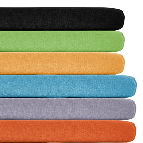 XWanitd Cojín de banco de jardín de 2/3 plazas, impermeable, grueso de 100/120 cm, cojín de asiento para jardín, hogar, interior y exterior (110 x 35 cm, verde) Cover