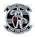 VFA-154 Black Knights Squadron Patch â€“ With Hook and Loop