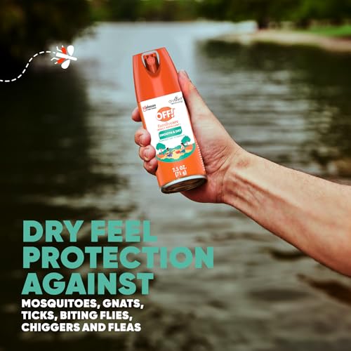 OFF! Family Care Travel Size Mosquito & Tick Repellent Aerosol, Smooth & Dry Bug Spray for The Beach, Backyard, Picnics and More, 2.5 oz - image 3