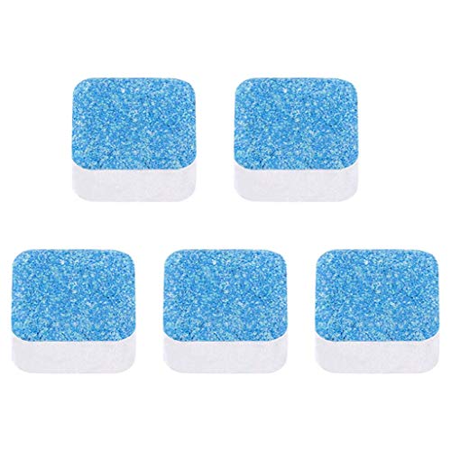Lavadora Tanque De Limpieza Tabletas Tina Limpiador De Bombas Lavadora Descontaminación Detergente De Limpieza Descalcificador Efervescente(5pcs)