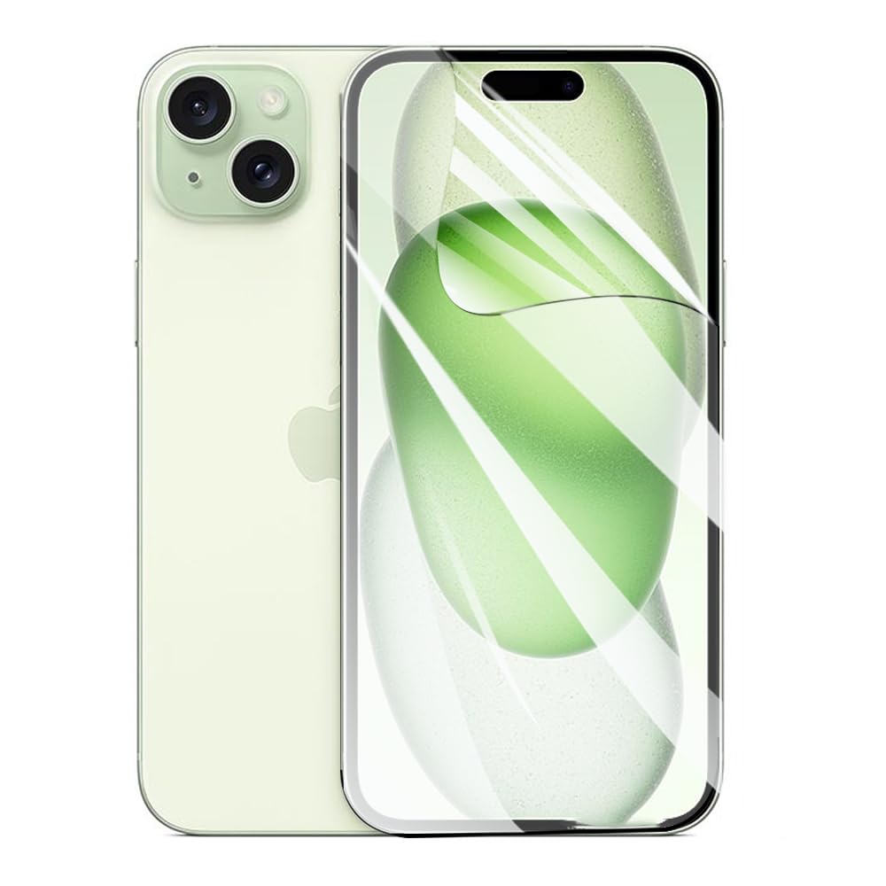 Hhfcryst Pellicola Idrogel Protettiva per iPhone 16 Pro Max, 3 Pezzi HD Trasparente Morbido TPU Protezioni per Lo Schermo(Non Vetro Temperato