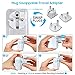 South Africa Power Adapter Kit, VINTAR International Plug Adapter with 3 USB Ports (2 USB C, 3.4A) 2 American Outlets, Type M,G,E/F Detachable Attachments, Adapter for US to Africa Botswana Morocco