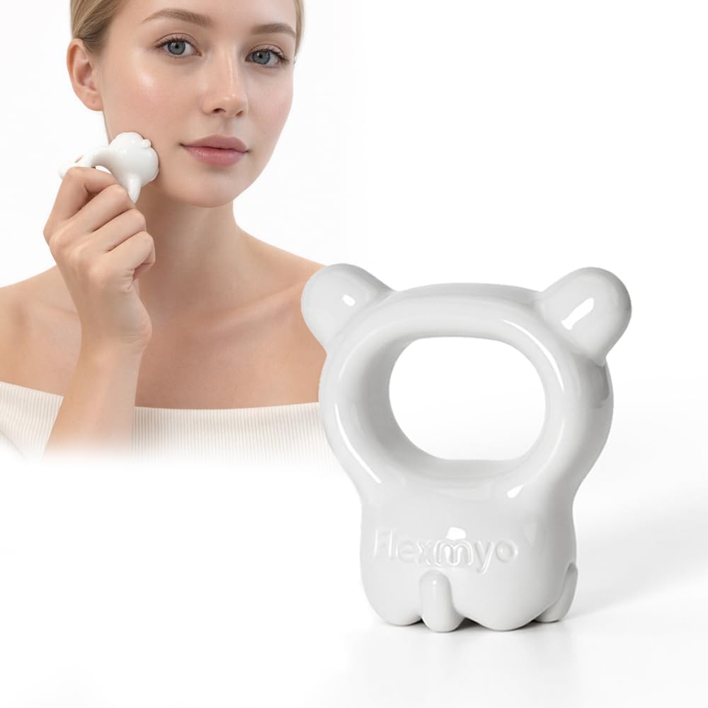 Ceramic Ring Gua Sha Tool for Face & Body, Korean Beauty Massage Tool