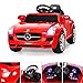 Goplus Kids Ride on Car, Licensed Mercedes Benz SLS w/ Parent Remote Control, LED Lights, MP3 Player, Battery Powered Electric Toy Car for Boys and Girls