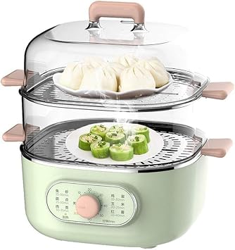 Egg boiler electric 2 in 1 Egg Boiler Egg Maker Cooker Steamer Poaching Steamer Cooke Large Capacity Stainless Steel with Automatic Shut Off 1000 W