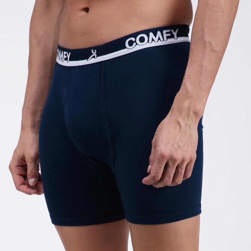 Image of Amul Comfy Men's Trunk Underwear | Soft Outer Elastic | Soft Waistband | Breathable Comfortable Innerwear | Pack of 10 | Color May Vary