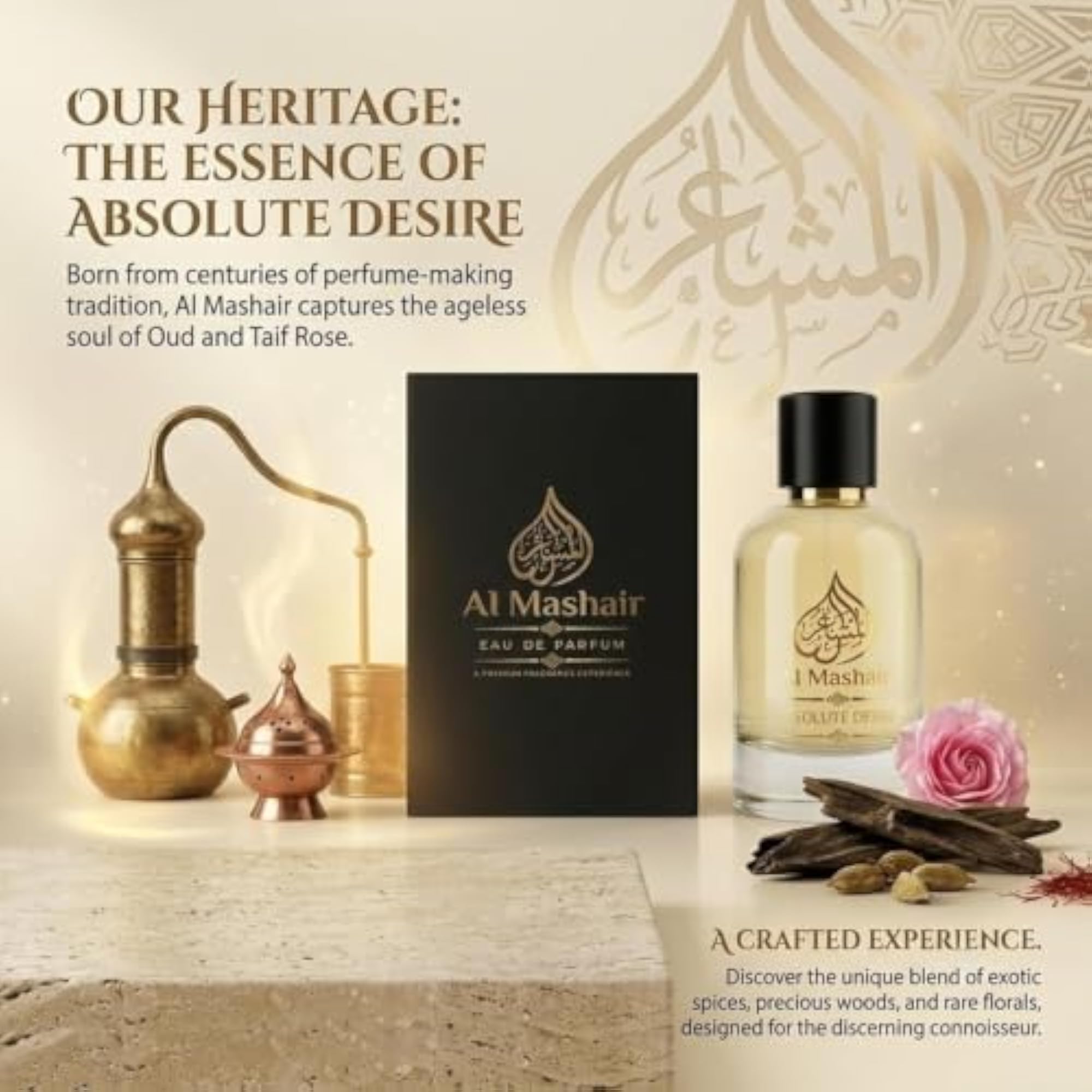 Absolute Desire Eau De Parfum for Men and Women, 100ml