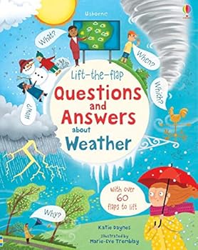 Board book Lift-the-Flap Questions and Answers About Weather Book