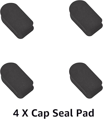 Miniatura 4 de Kit de tira de clima para puerta de sótano (4 almohadillas de sellado de tapa, 1 junta de moldura de bombilla, 1 junta en forma de U)