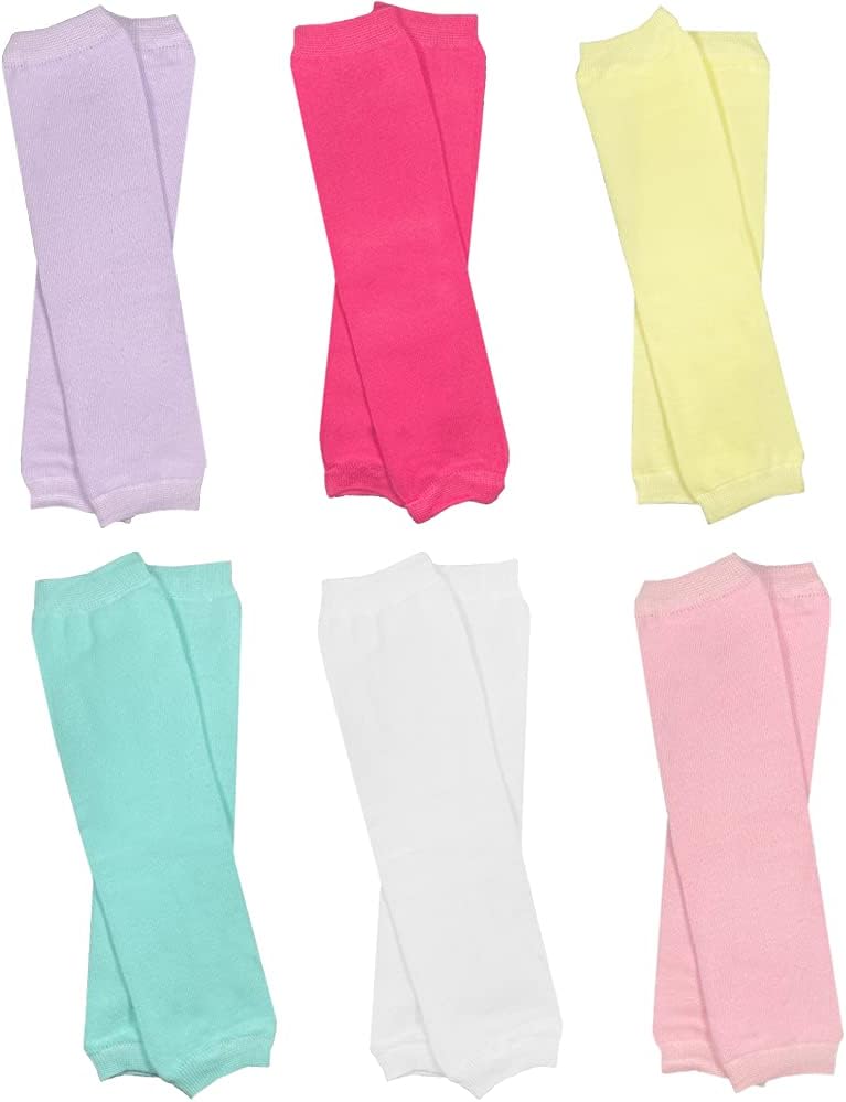 juDanzy 6 Pairs of Baby, Toddler and Child Leg Warmers
