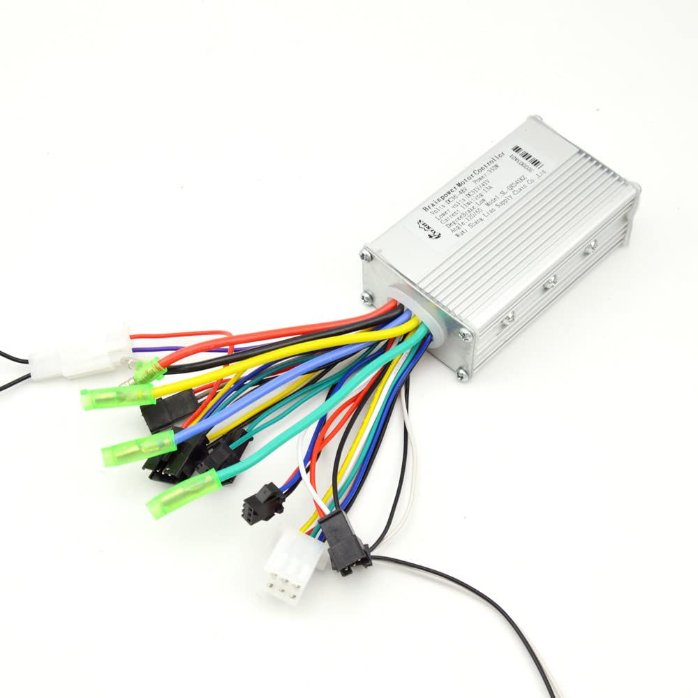 Regulador Patinete Electrico Controlador de Motor sin escobillas 3 6V-48V 350W Unidad de Control con Pantalla Silenciosamente for Scooter eléctrico de Bicicleta Controlador del Motor