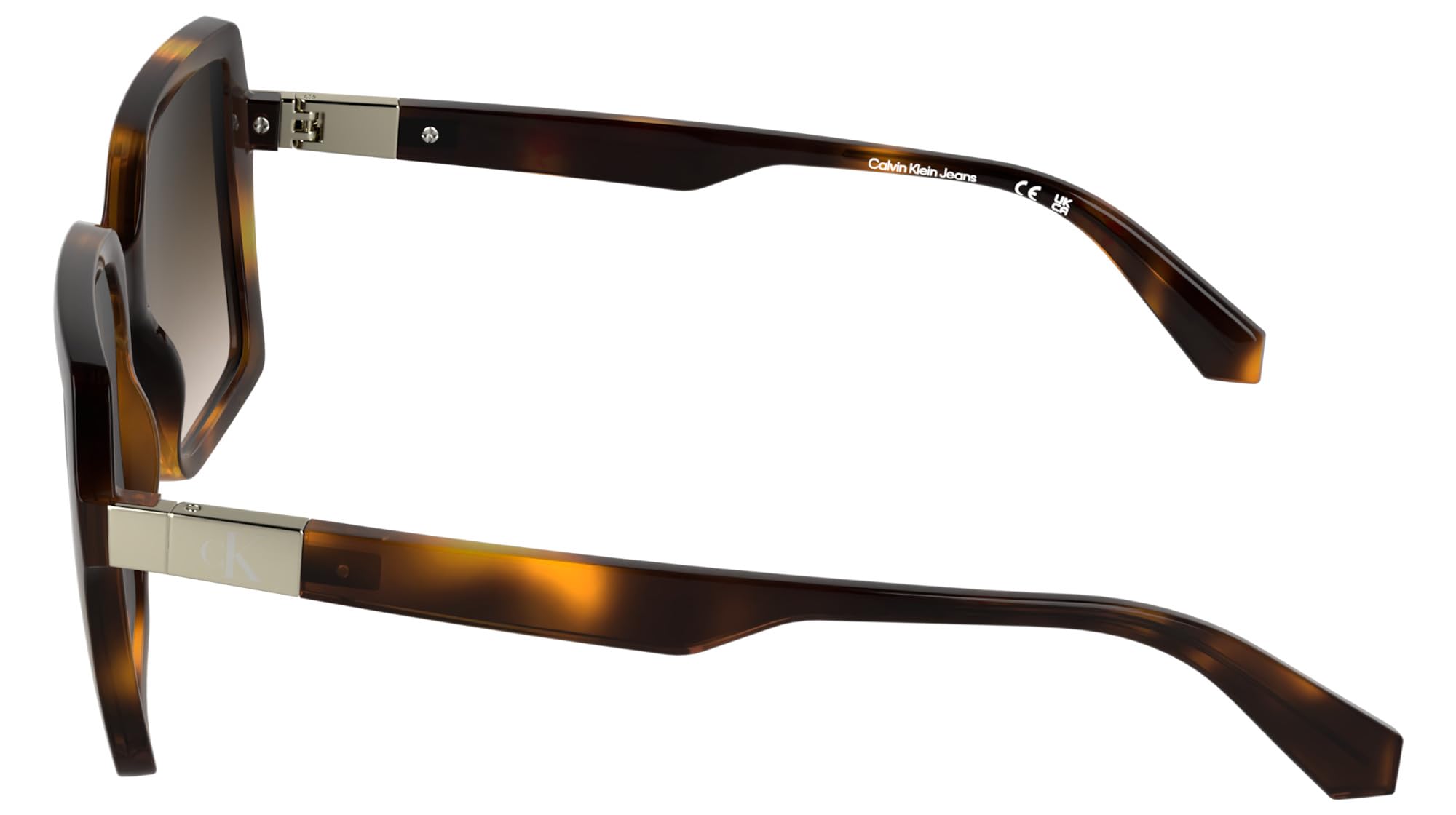 Calvin Klein Jeans Women's Sunglasses CKJ26602S - Havana with Gradient Brown Lens