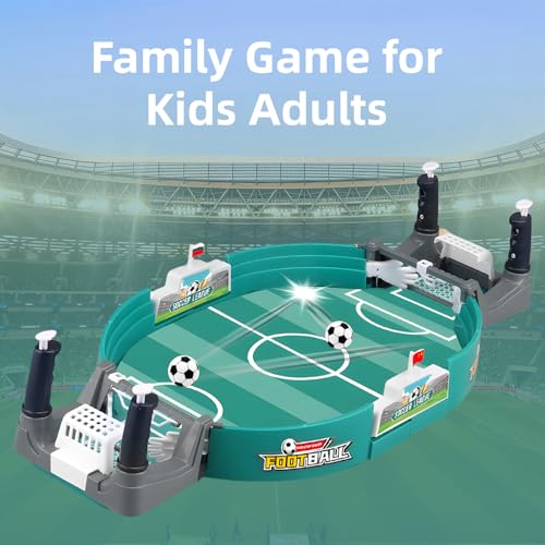 Tischkicker, Tischfußballspielzeug für Zwei mit 6 Mini-Fußball, Interaktive Brettspiele für Kinder Erwachsene, Verbessern Sie das Interesse der Kinder am Sport – Bild 7