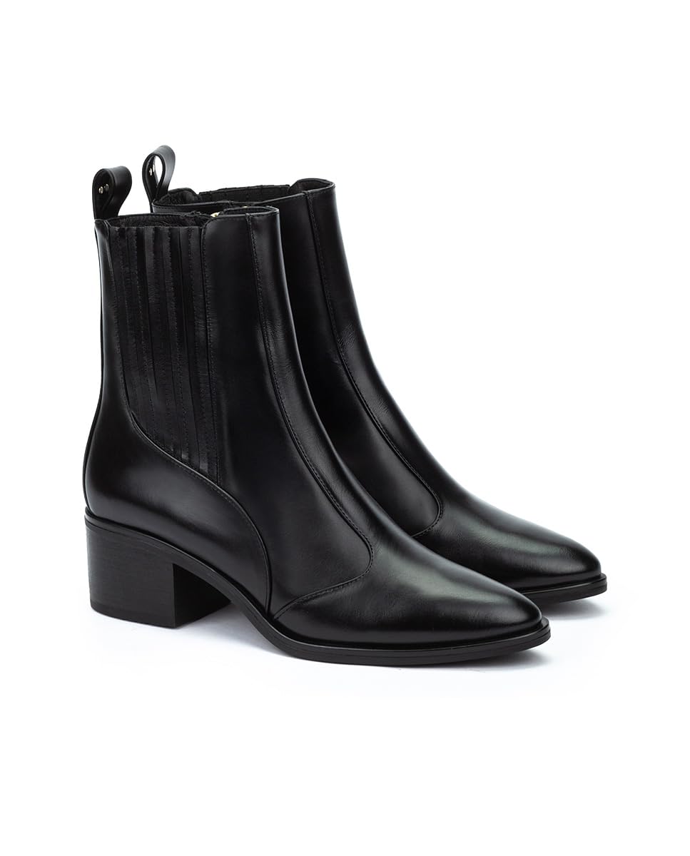 MARTINELLI Zinnia Botines de Tacón Mujer | en Cuero | Cierre con Cremallera | Tacón Alto | Talla EU 35-42