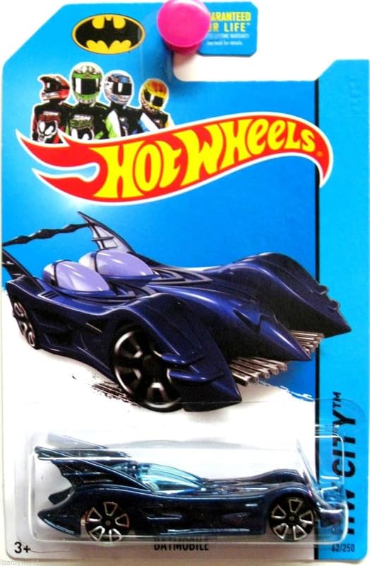 Image of Hot Wheels Batmobile HW City Ages 3 and Up 62 /250 (Blue)