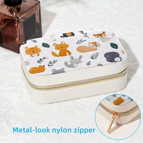 Boîte à bijoux de rangement pour colliers et bagues mignons - 7