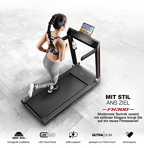 Sportstech FX300 Ultra Slim Faltbares Laufband -Deutsches Qualitätsunternehmen|Video-Event & Multiplayer-App,USB… – Bild 3