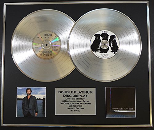 ERIC CLAPTON/Cd doble Disco de Platino Record Display/Edicion LTD/Certificato di autenticità/AUGUST & FROM THE CRADLE