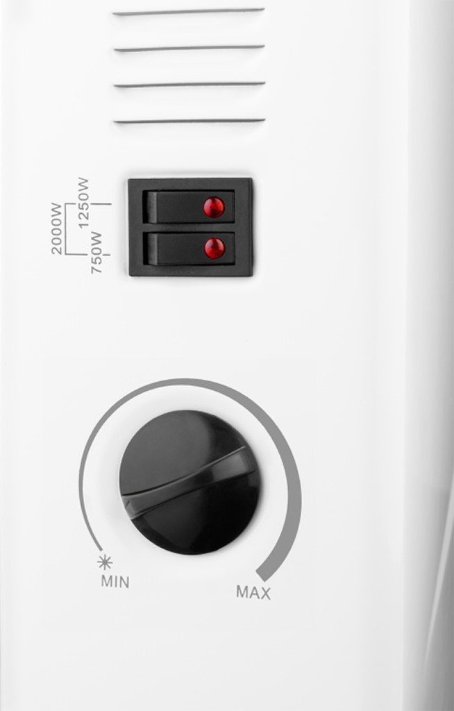 ECG TK 2050 konwektor grzewczy, biało-szary