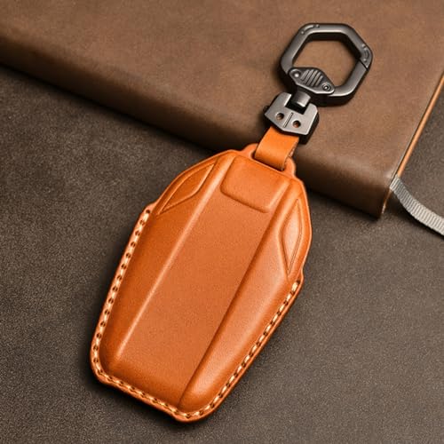 Funda para llave BMW de cuero auténtico, estilo elegante para Series 5 y 7 4