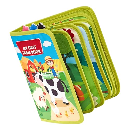 Juego de Despertar Bebé,Libro de Actividades Interactivo | Actividad Motricidad Fino Hogar Niño Niña